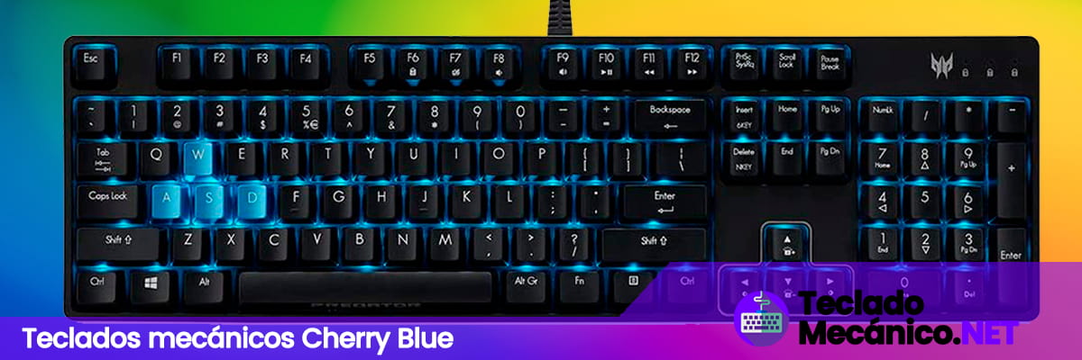 teclado mecanico cherry blue