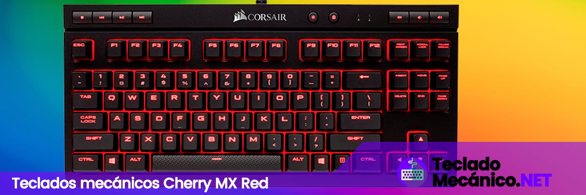 cherry red teclado