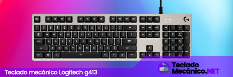 logitech g413 teclado mecánico gaming